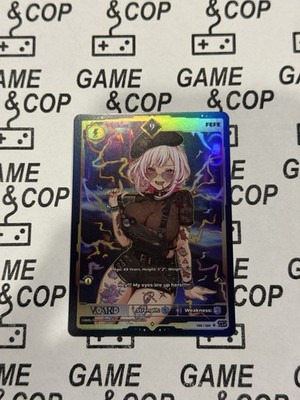 Gamersupps VCARD Awakened Worlds 1st Edition - Holo Fefe 9 + Top Loader