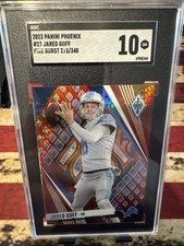 2023 Panini Phoenix - Jared Goff #27 Fire Burst #273/340 SGC 10