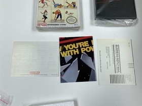 Dance Aerobics NES Nintendo Complete CIB Open Shrink Wrap Power Pad Game