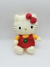Hello Kitty Plush Nylon Parachute Sanrio Friends Toy VTG Flower Green Red Yellow