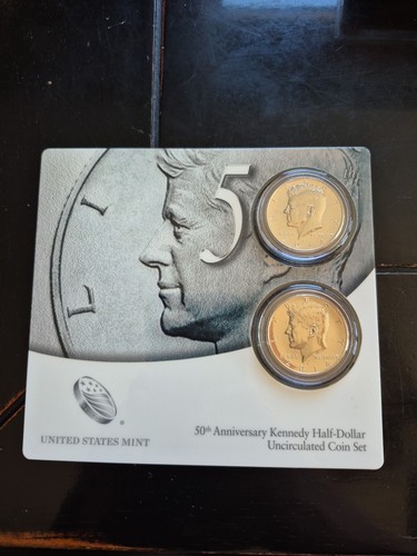 2014-P 50th 24kt.anniversary Kennedy Half Dollar - Foto 6