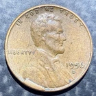 1956-D Lincoln Wheat Cent - CUD Die Break Error RARE DATE