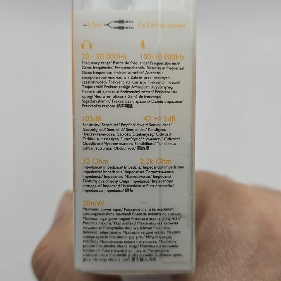 Philips Let’s Chat PC Headset • Mono Earhook • 3.5mm Wired Microphone • New Box - Image 3 of 4