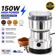 Electric Coffee Bean Grinder Nut Seed Herb Grind Spice Crusher Mill Blender New
