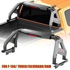 Roll Bar Adjustable Size Chase Roof Rack Bed Bar For F-150 Trucksilveradoram