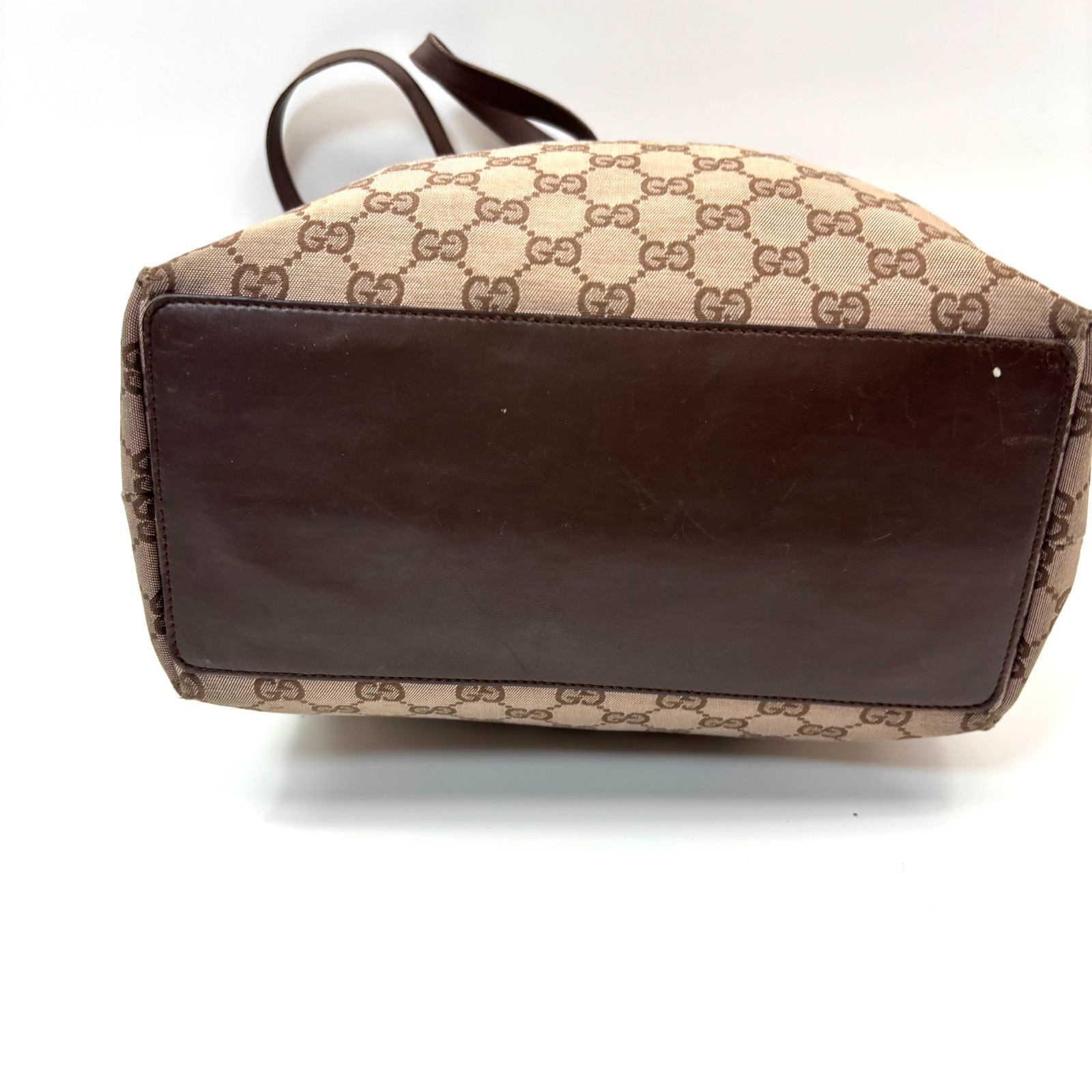 Vintage GUCCI Eclipse Tote Bag GG Canvas Brown Leather 002 1098 Shoulder Purse — image 6