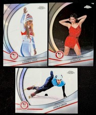2026 Topps Chrome US Olympics - SILVER REFRACTOR Set Builder #1-200 - You Pick!