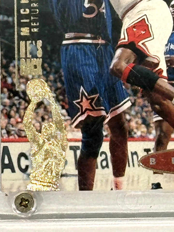 1994-95 Upper Deck SP Championship Michael Jordan Die-Cut Parallel #41 Bulls - Imagem 3 de 4