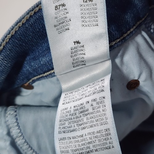 Jean ourlet vieilli MOTHER The Rascal cheville taille 27 coupe bleu sauvage ! Denim délavé - Photo 11/14