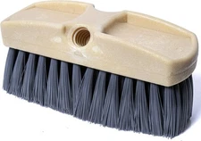 GutterMaster GM-214P-8 Grey 8 Inch Oblong Medium Stiff Flow Through Gray 