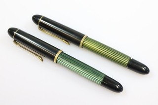 2x Füller Pelikan mit 14K/585er Goldfeder (GX068)