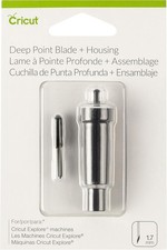 Cricut Deep-Point Blade + Housing, Cutting Blade with Deep Cut Housing #2002293
