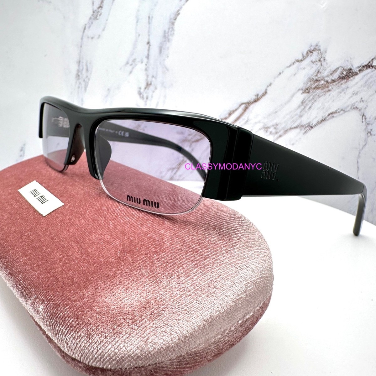 MIU MIU Sunglasses Seen on Kylie Jenner MUB07S 16K04O Black  display picture 2