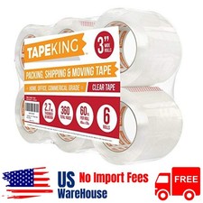 Clear Packing Tape 3 Inch Wide 2.7mil Thick - 60 Yards Per Refill