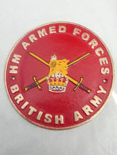 BRITISH ARMY    WALL PLAQUE/CREST/SHIELD