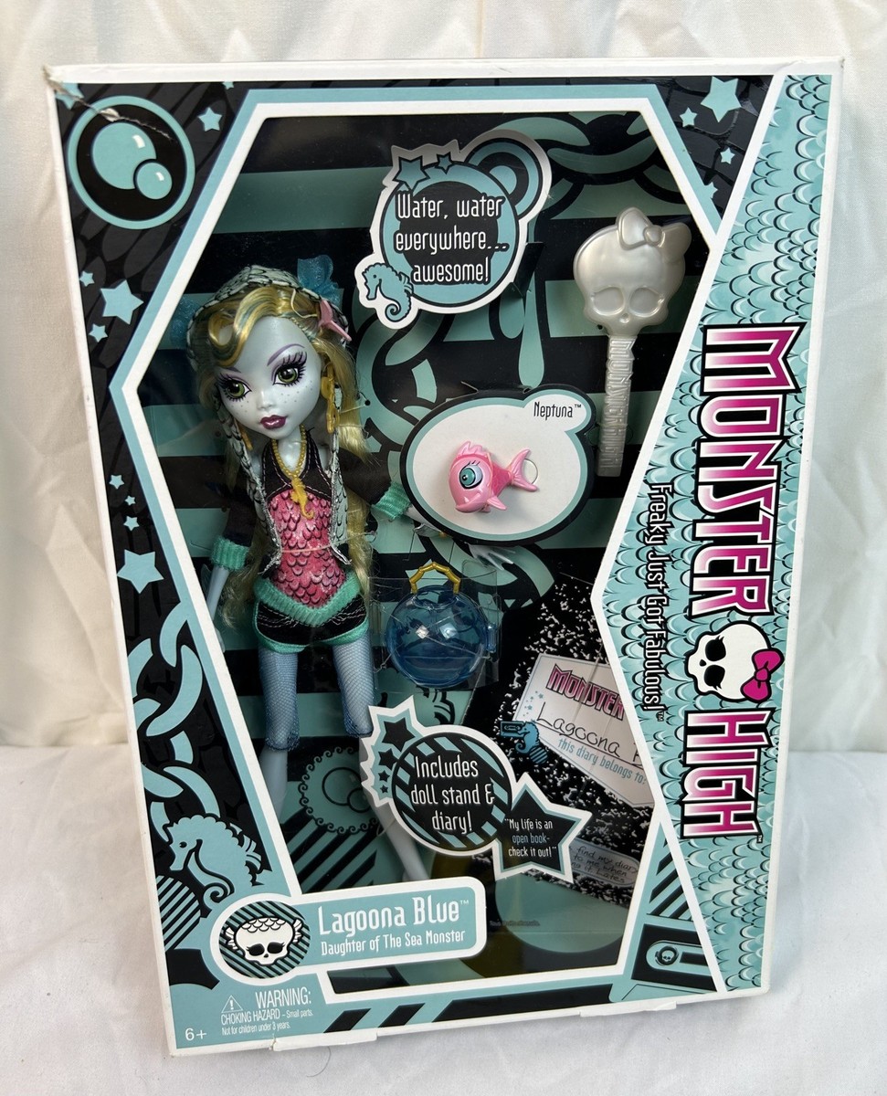 RARE Monster High 2009 Signature LAGOONA BLUE & NEPTUNA 1st Wave