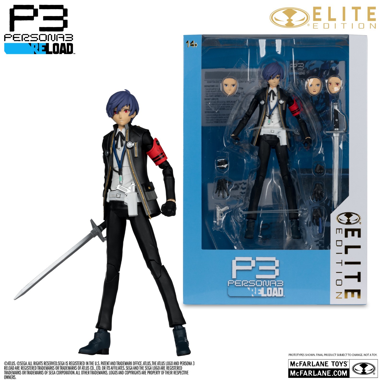 Figurine Persona 3 Reload The Protagonist McFarlane Elite Edition P3 pour collectionneurs