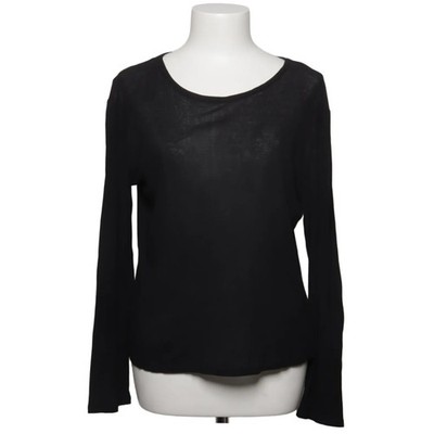 Zara, Langarmshirt, Größe: L, Schwarz, Einfarbig, Damen #RRG