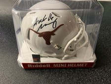 Texas Longhorns Mini Helmet Signed Arch Manning Autograph Auto Panini Authentic