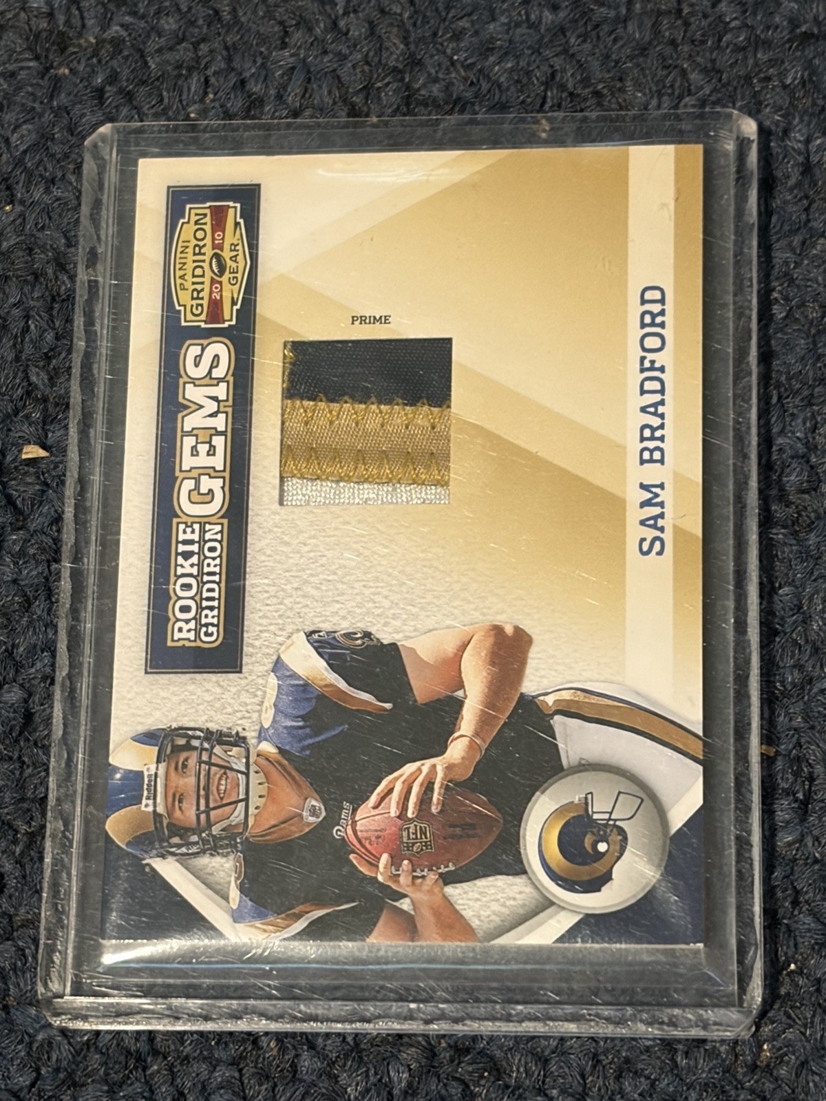 2010 Panini Gridiron Gear #251 Sam Bradford Rookie Gridiron Gems Jerseys #/50