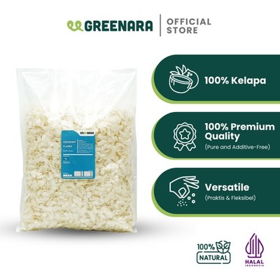 Coconut Flakes 1kg   Natural Unsweetened Coconut Chips for Baking & Topping