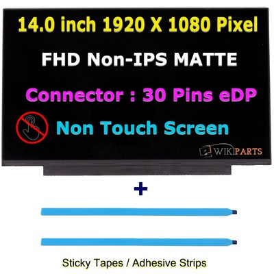 Ersatz für Geobook 140 14'' FHD LED LCD Laptop Bildschirm Display Panel Neu