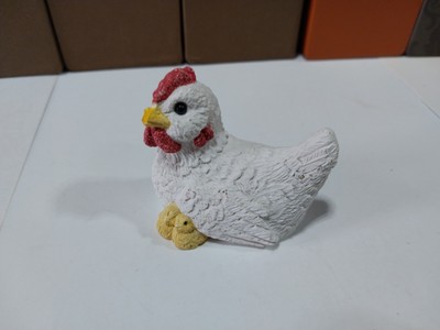 Stone Critters Littles Hen W/ Chicks
