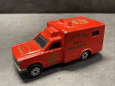 Majorette Sonic Flashers Red Rescue Unit No.2 Fire Dept Car