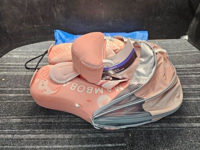 MamboBaby B503 For 3-24mos Baby Float Non-Inflatable Pink Salamander with Canopy