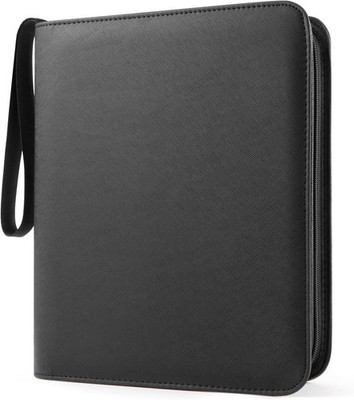 Top Loader Binder 4 Pocket for 144 Toploaders, Side Loading Toploader Binder for