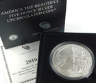 2010 25c ATB Grand Canyon NP 5 Oz Silver UNCIRCULATED Coin Box + COA C4787