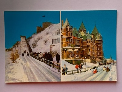 Dufferin Terrace Quebec Vintage Postcard