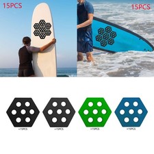 15 Pack Hexagonal Surfboard Pads, Wax Free, for Fish Board, Surfboards,