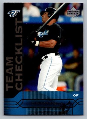 2005 Upper Deck - Team Checklist Vernon Wells #499