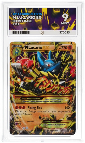 M Lucario-EX graded ACE 9 for sale on eBay