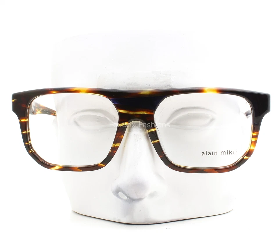 Gafas Alain Mikli Keyser A03135 003 Rayas Azul Habana 55 mm Sin Estuche Foto 2 de 4