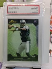 Topps 2013 Finest Geno Smith #146 Rookie New York Jets PSA 10 Football Card