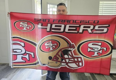 Bandera De 49ers San Francisco Totalmente Nueva De 3x5 Pies