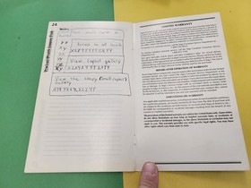 Lost World: Jurassic Park (Sega Saturn, 1997) Manual Only 