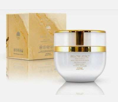 Below Zero Swiss Science Frozen Gold Multi-Vitamin Magnetic Mud Mask Sealed Box