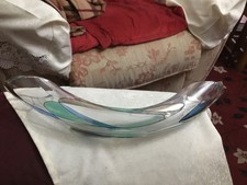 Star Glass UK Handmade Coloured Bow Glass Vase