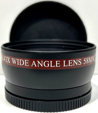 Commander Optics 58mm Pro High Definition 0.43X Wide Angle Lens Lens Caps