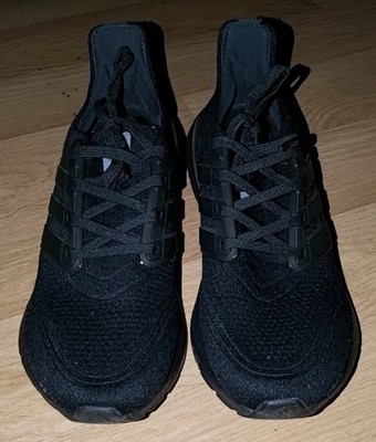 Adidas Ultraboost 21 FY0306 Triple Black Running Sneakers Shoes US Men's Sz 8.5