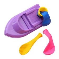 Small Balloon Boat with 3 Balloons Balloon Boat Race Toy For Girls' Bath Time
