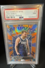 2024-25 Panini Donruss Optic - My House Luka Dončić #14 Orange Prizm /39 Pop 1