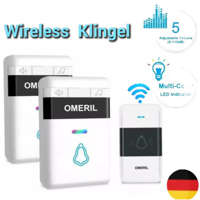 Türklingel DoorBell Doorbell Wireless Wasserdicht Wireless Türklingel 300M