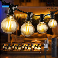 Led Lichterkette AußEn 20M 27+1 G40 Warmweiß Wetterfest Dimmbar Mit