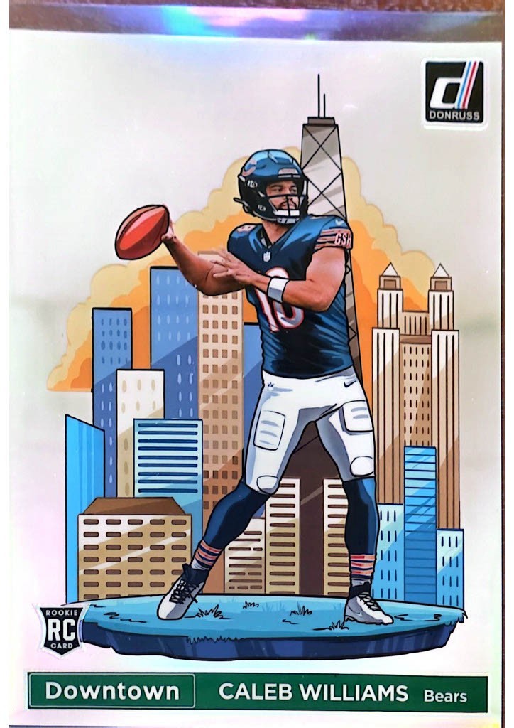 2024 Panini Donruss Downtown! Caleb Williams #21 Oversized (RC)