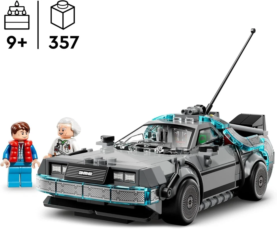 LEGO Speed Champions Time Machine from BacktoTheFuture 77256 PRESALE ETA JAN 2 - Image 2 of 4