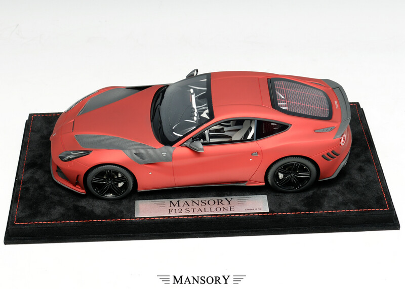 Mansory F12 Stallone aftermaket Ferrari 1 18 Soft Red No BBR MR Makeup Mansory F12 Stallone aftermaket Ferrari 1 18 Soft Red No BBR MR Makeup